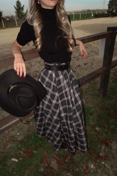 Siyah Kovboy Şapka