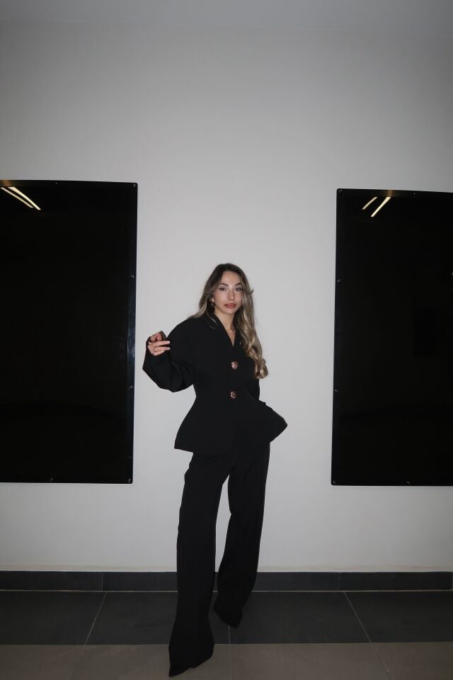 Siyah Özel Dikim Takım